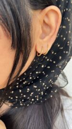 گوشواره حلقه ای تراش - Image 4