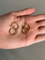 گوشواره حلقه ای تراش