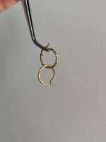 گوشواره حلقه ای تراش - Image 3